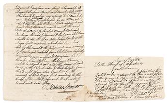 (SIGNERS.) Group of 9 items, each Signed by a signer of the Declaration of Independence.